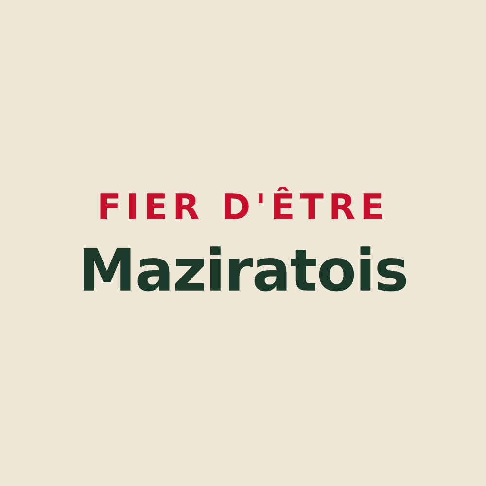 Tote bag « Fier d'être Maziratois » — design pour Mazirat