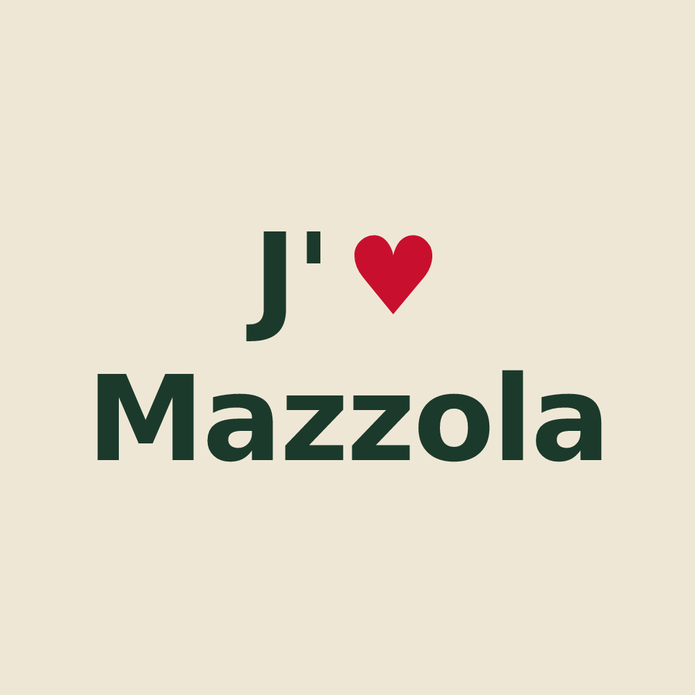 Tote bag personnalisé Mazzola — design J'aime Mazzola