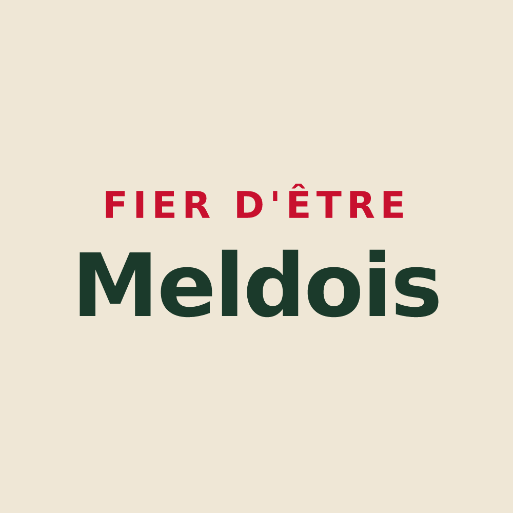 Tote bag « Fier d'être Meldois » — design pour Meaux-la-Montagne
