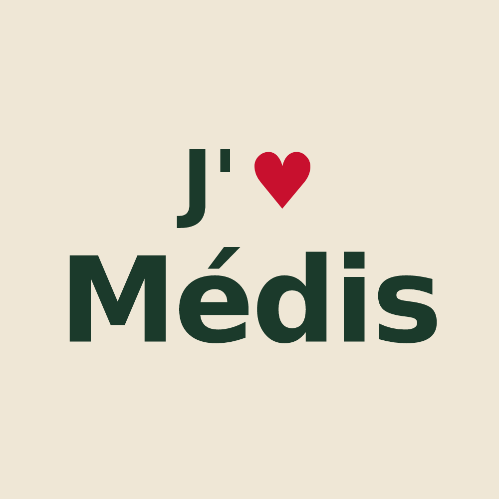 Tote bag personnalisé Médis — design J'aime Médis