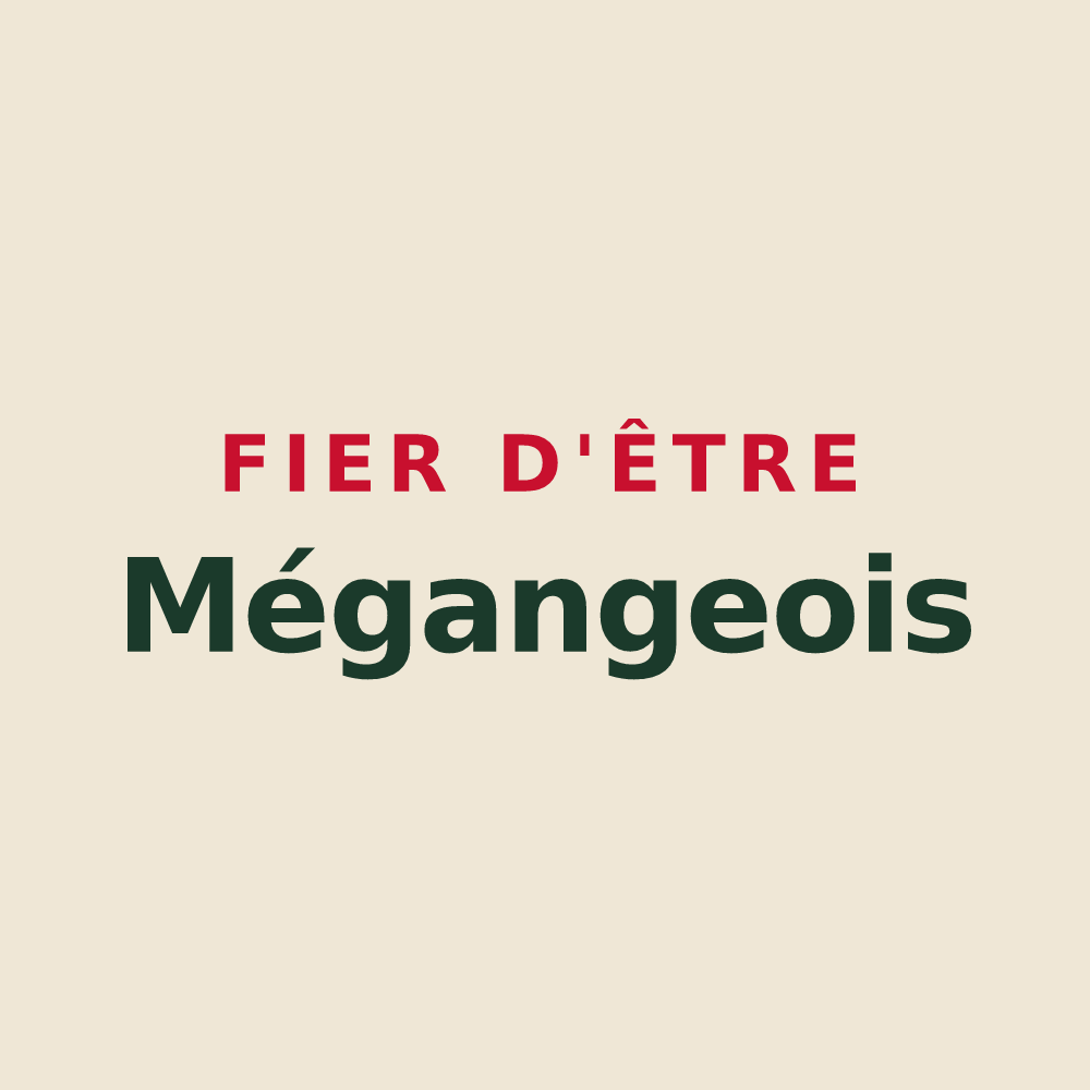 Tote bag « Fier d'être Mégangeois » — design pour Mégange