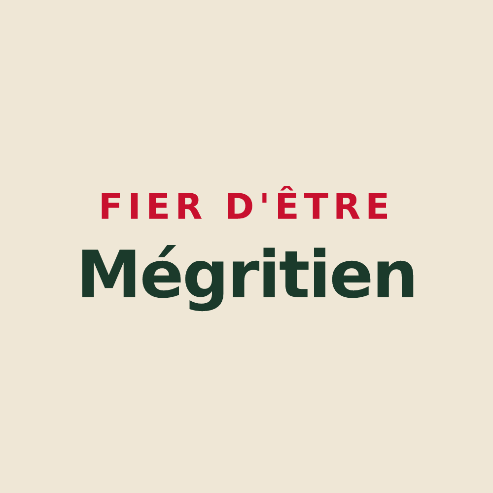 Tote bag « Fier d'être Mégritien » — design pour Mégrit