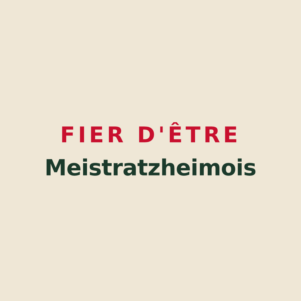 Tote bag « Fier d'être Meistratzheimois » — design pour Meistratzheim