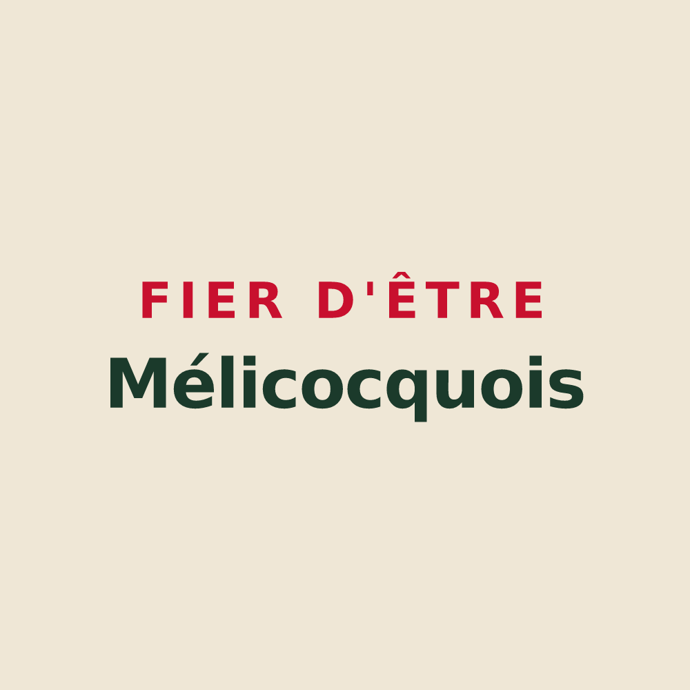 Tote bag « Fier d'être Mélicocquois » — design pour Mélicocq