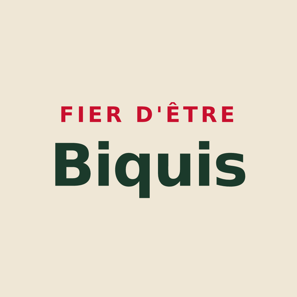 Tote bag « Fier d'être Biquis » — design pour Méligny-le-Petit