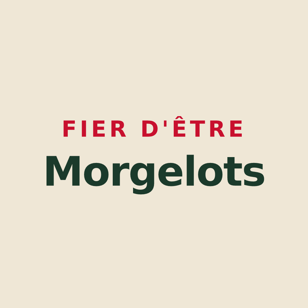 Tote bag « Fier d'être Morgelots » — design pour Mélisey