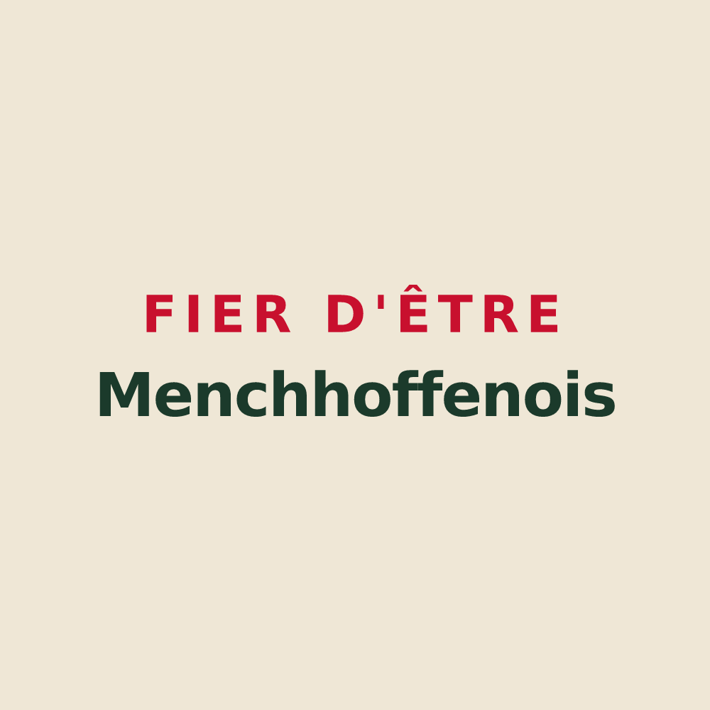 Tote bag « Fier d'être Menchhoffenois » — design pour Menchhoffen
