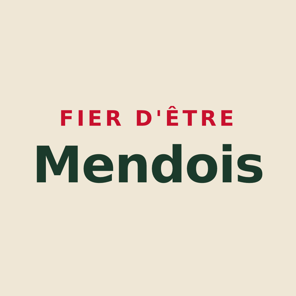 Tote bag « Fier d'être Mendois » — design pour Mende