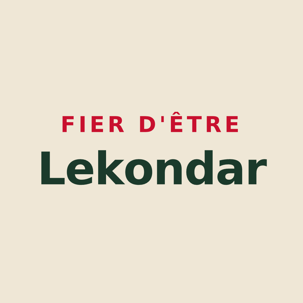 Tote bag « Fier d'être Lekondar » — design pour Mendionde