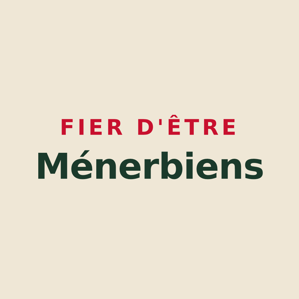 Tote bag « Fier d'être Ménerbiens » — design pour Ménerbes