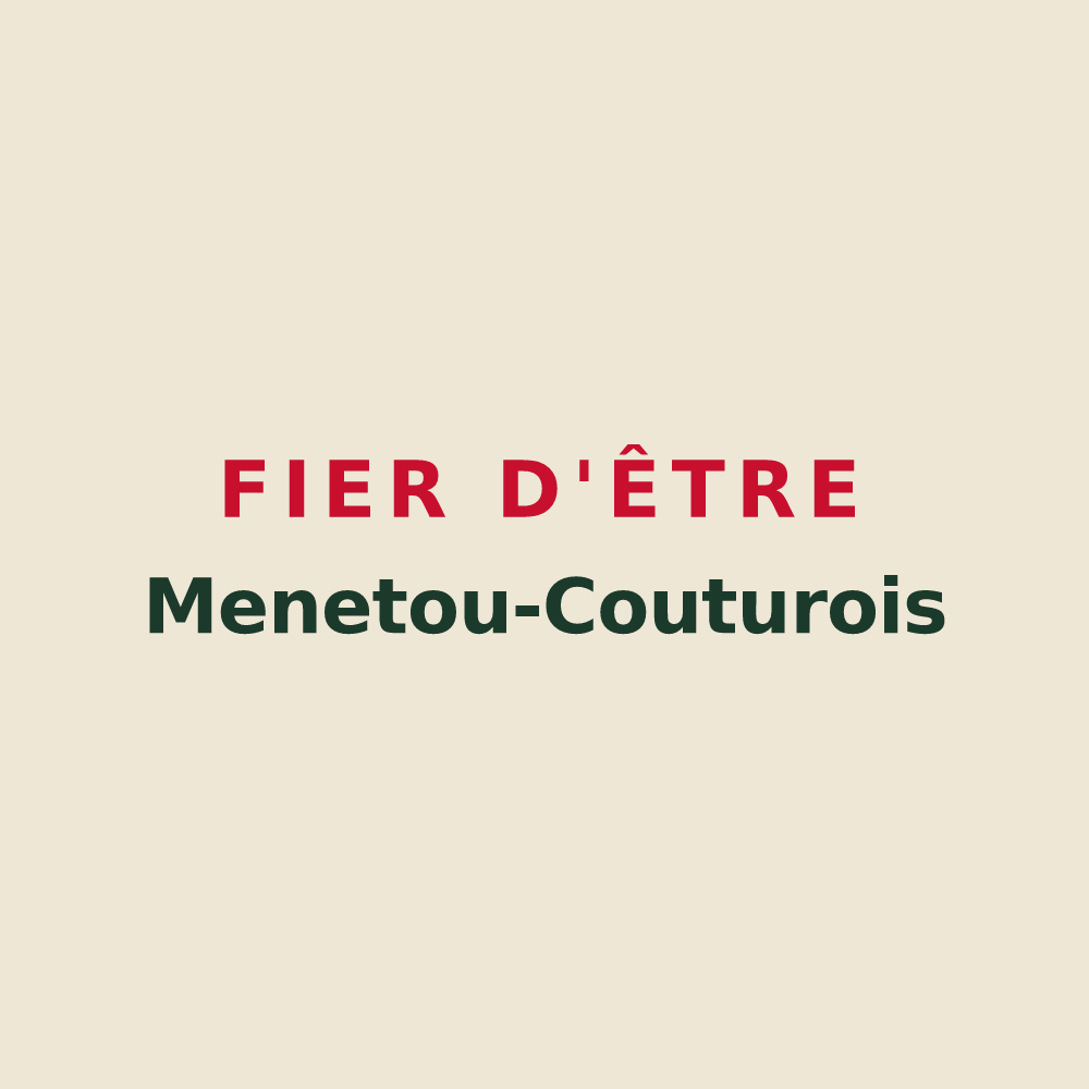 Tote bag « Fier d'être Menetou-Couturois » — design pour Menetou-Couture