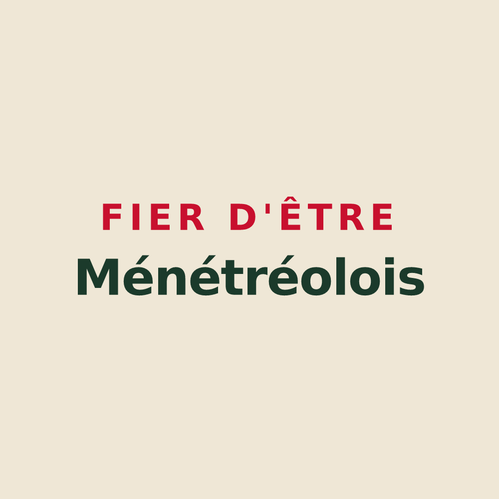 Tote bag « Fier d'être Ménétréolois » — design pour Ménétréols-sous-Vatan
