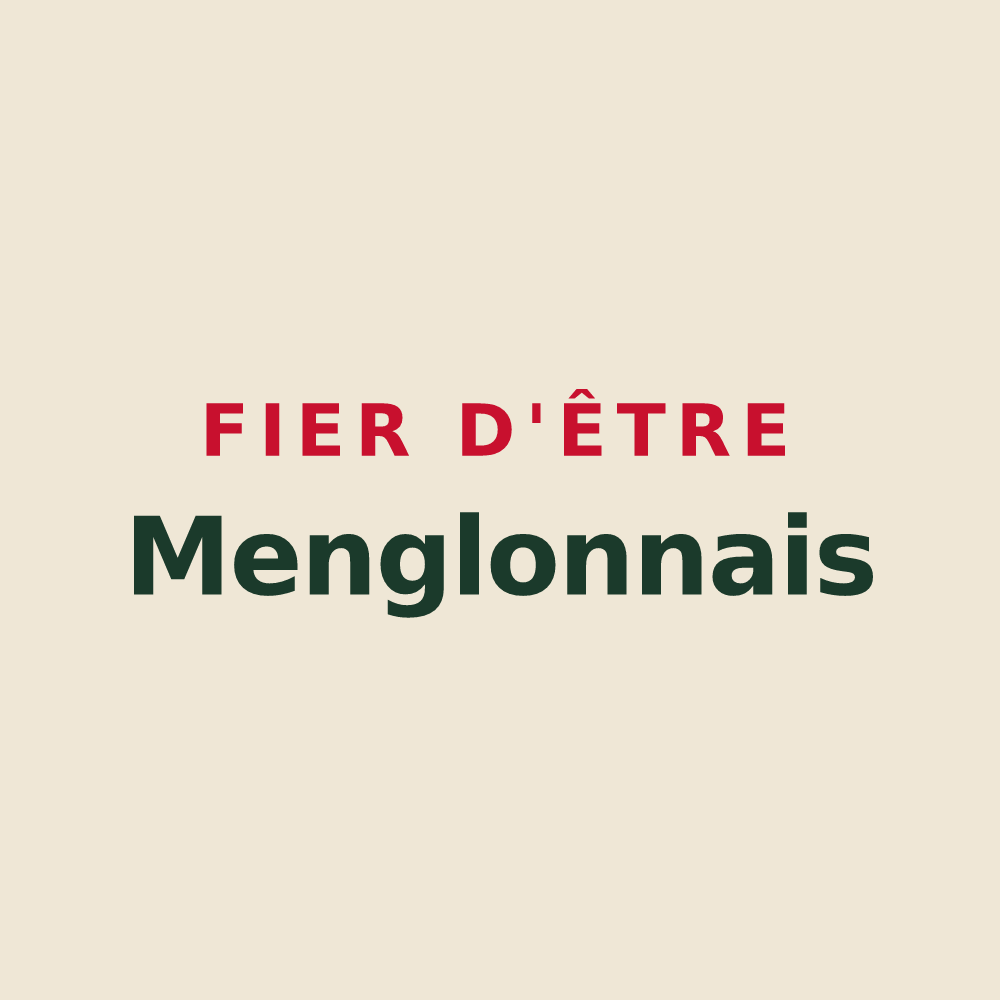 Tote bag « Fier d'être Menglonnais » — design pour Menglon