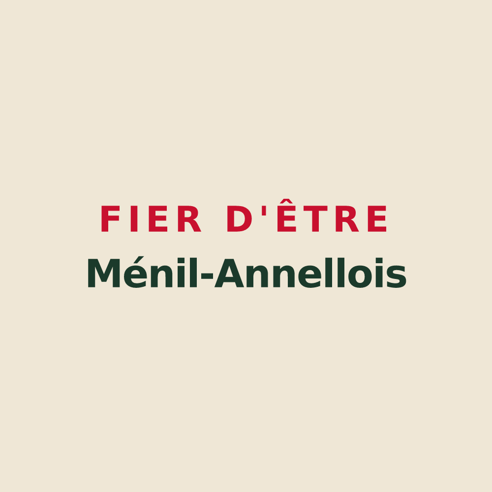 Tote bag « Fier d'être Ménil-Annellois » — design pour Ménil-Annelles