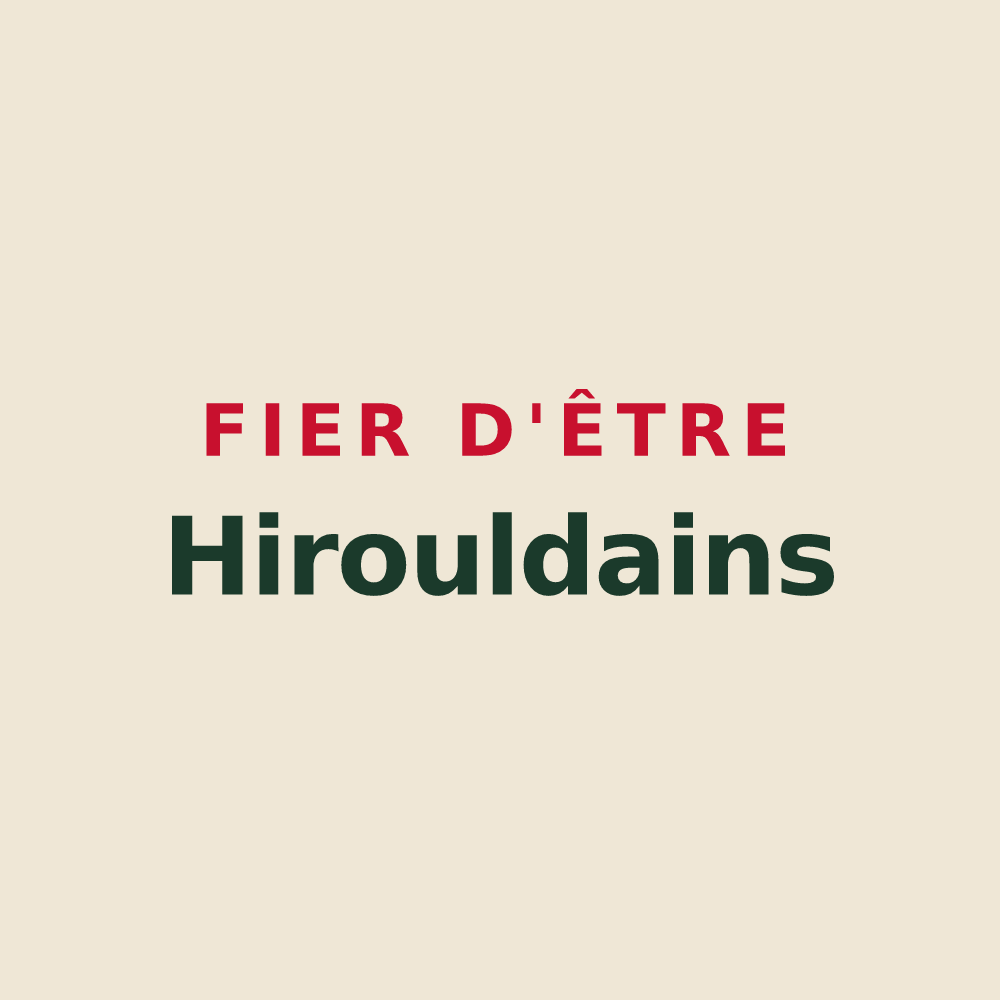 Tote bag « Fier d'être Hirouldains » — design pour Ménil-Erreux