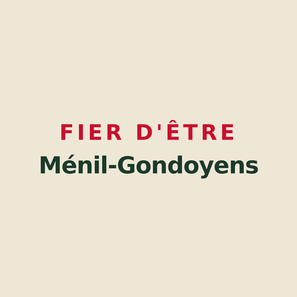Tote bag « Fier d'être Ménil-Gondoyens » — design pour Ménil-Gondouin