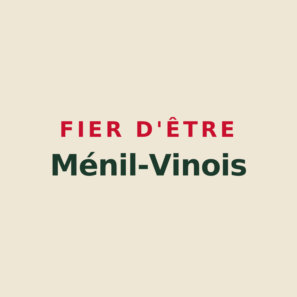 Tote bag « Fier d'être Ménil-Vinois » — design pour Ménil-Vin