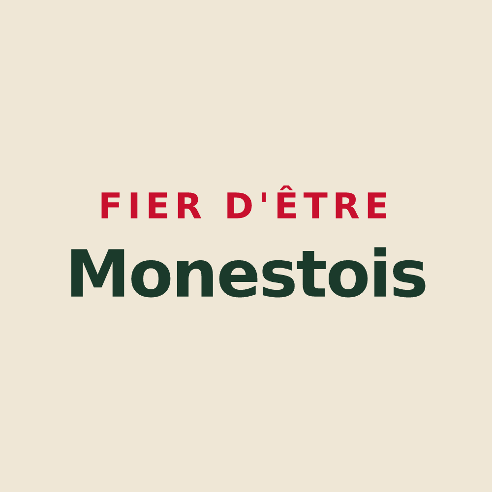 Tote bag « Fier d'être Monestois » — design pour Mennetou-sur-Cher