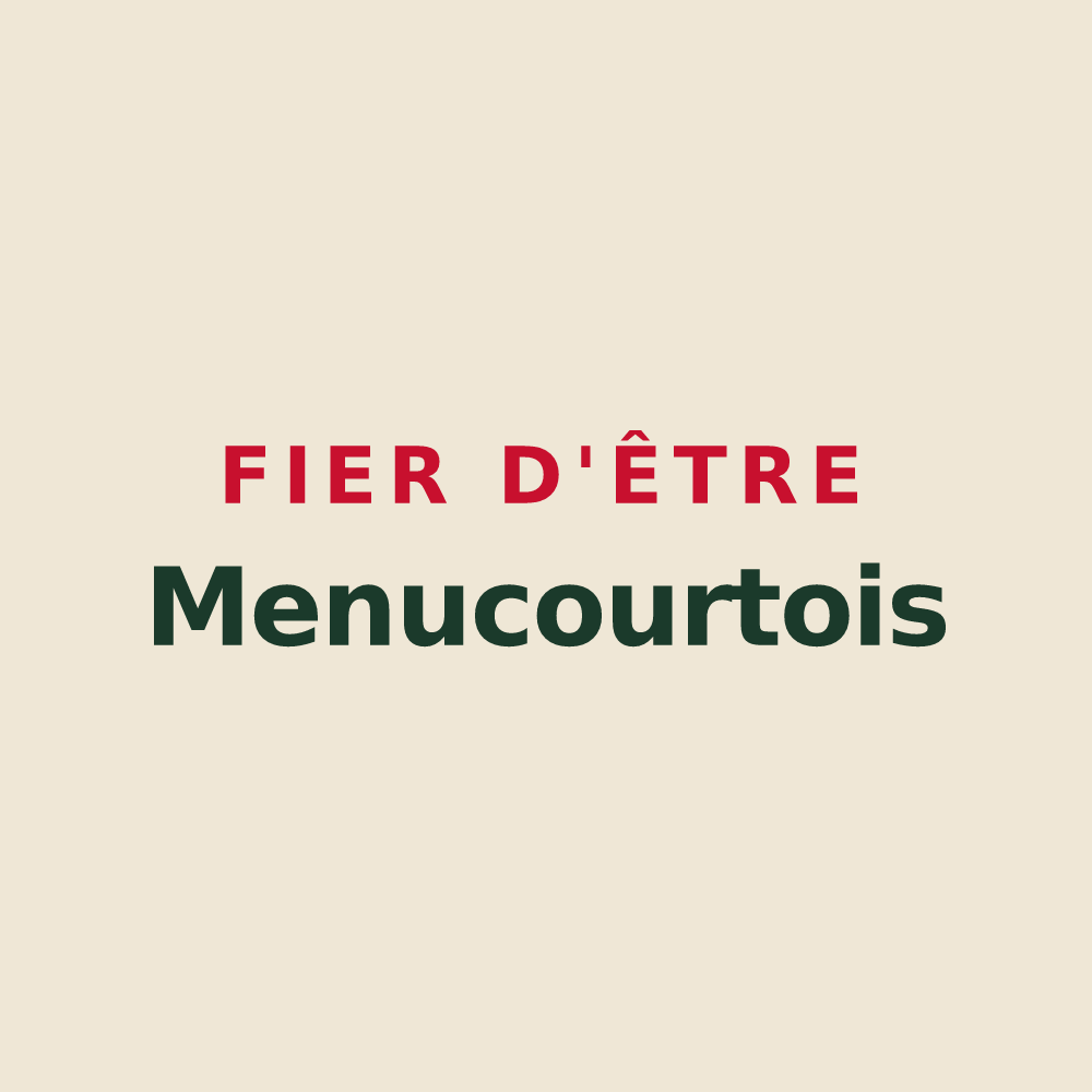 Tote bag « Fier d'être Menucourtois » — design pour Menucourt