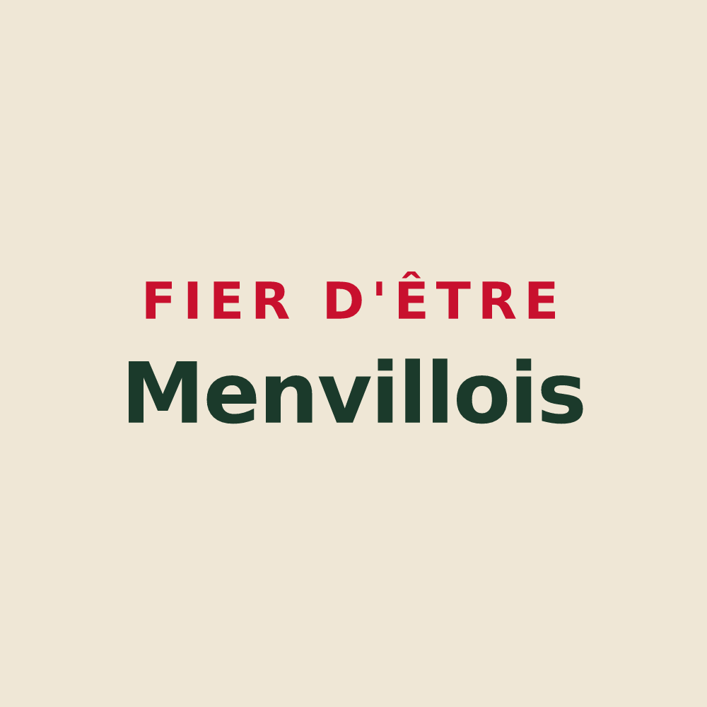 Tote bag « Fier d'être Menvillois » — design pour Menville