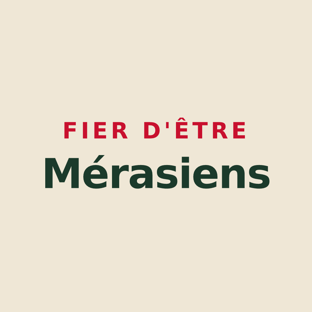 Tote bag « Fier d'être Mérasiens » — design pour Méras