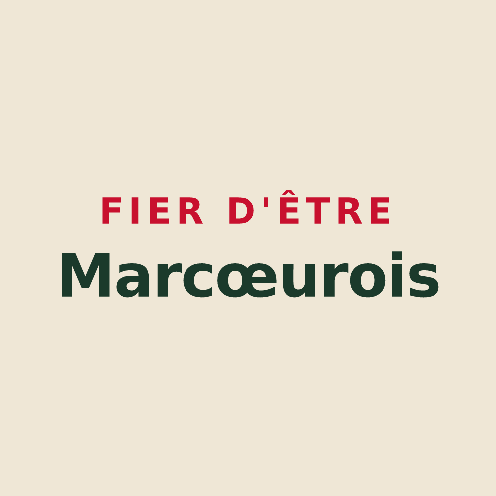 Tote bag « Fier d'être Marcœurois » — design pour Mercœur