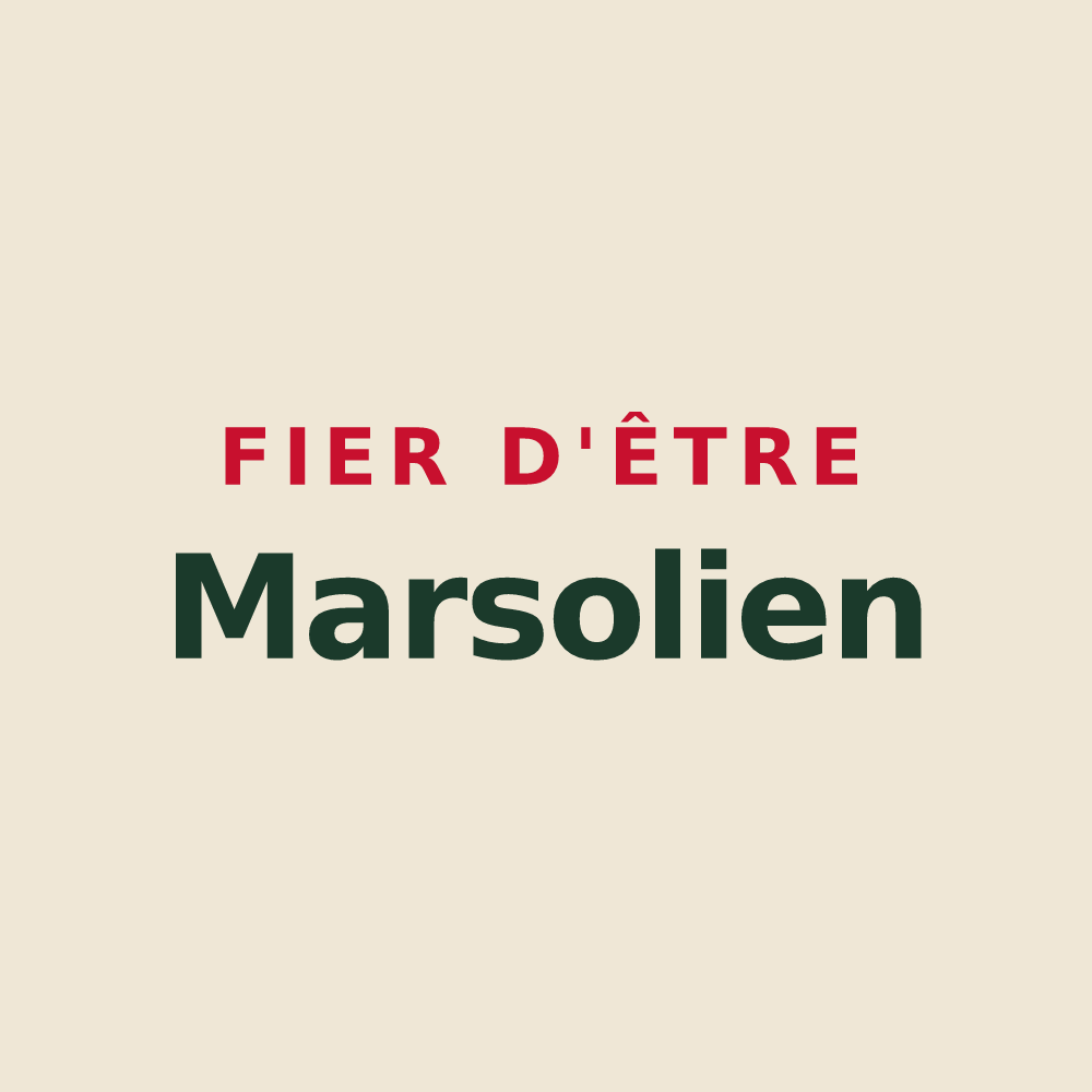 Tote bag « Fier d'être Marsolien » — design pour Merceuil