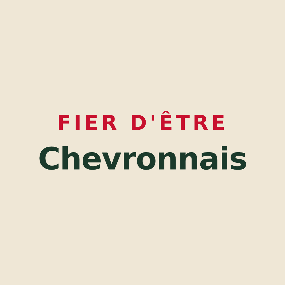 Tote bag « Fier d'être Chevronnais » — design pour Mercury