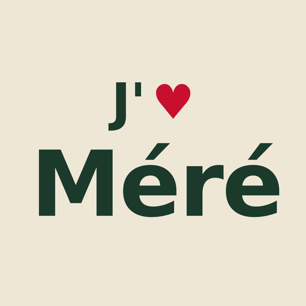 Tote bag personnalisé Méré — design J'aime Méré
