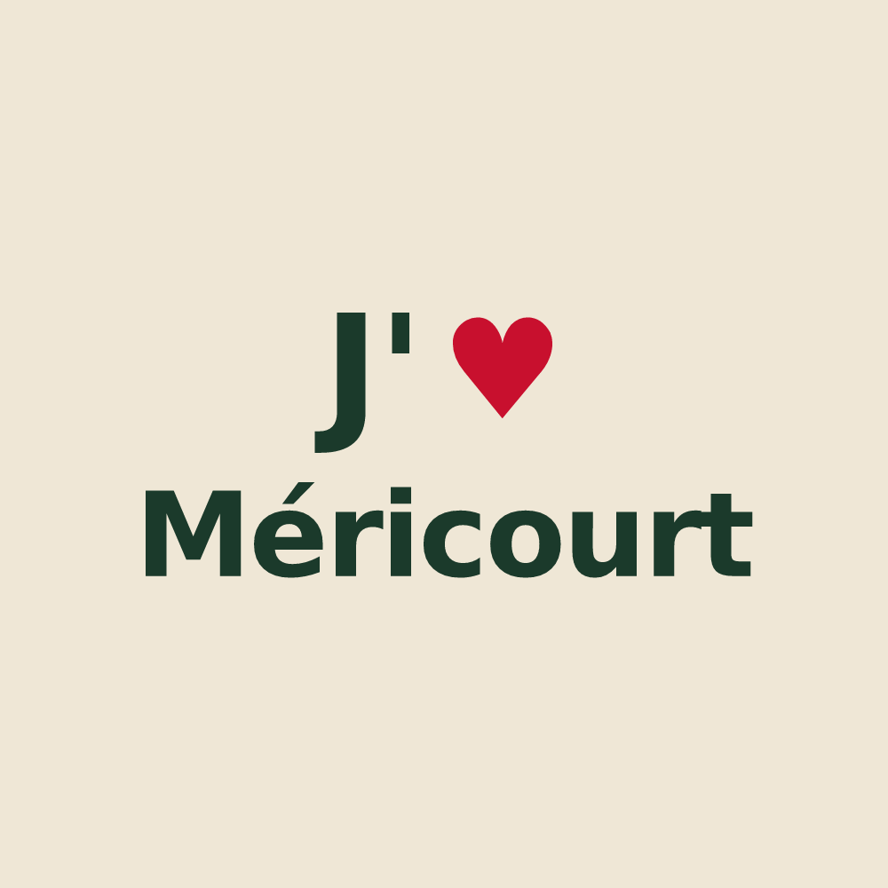 Tote bag personnalisé Méricourt — design J'aime Méricourt