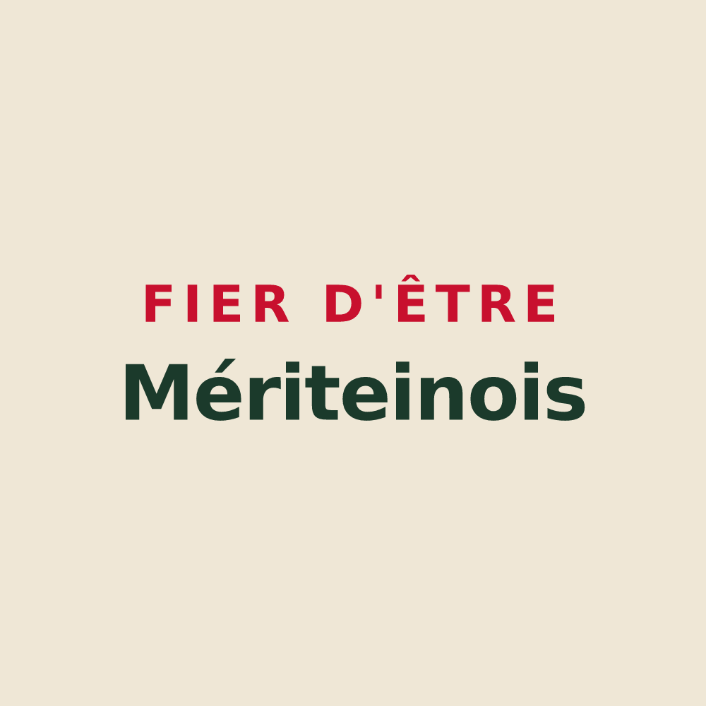Tote bag « Fier d'être Mériteinois » — design pour Méritein