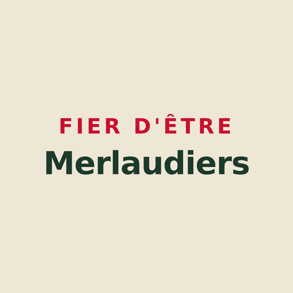 Tote bag « Fier d'être Merlaudiers » — design pour Merlaut