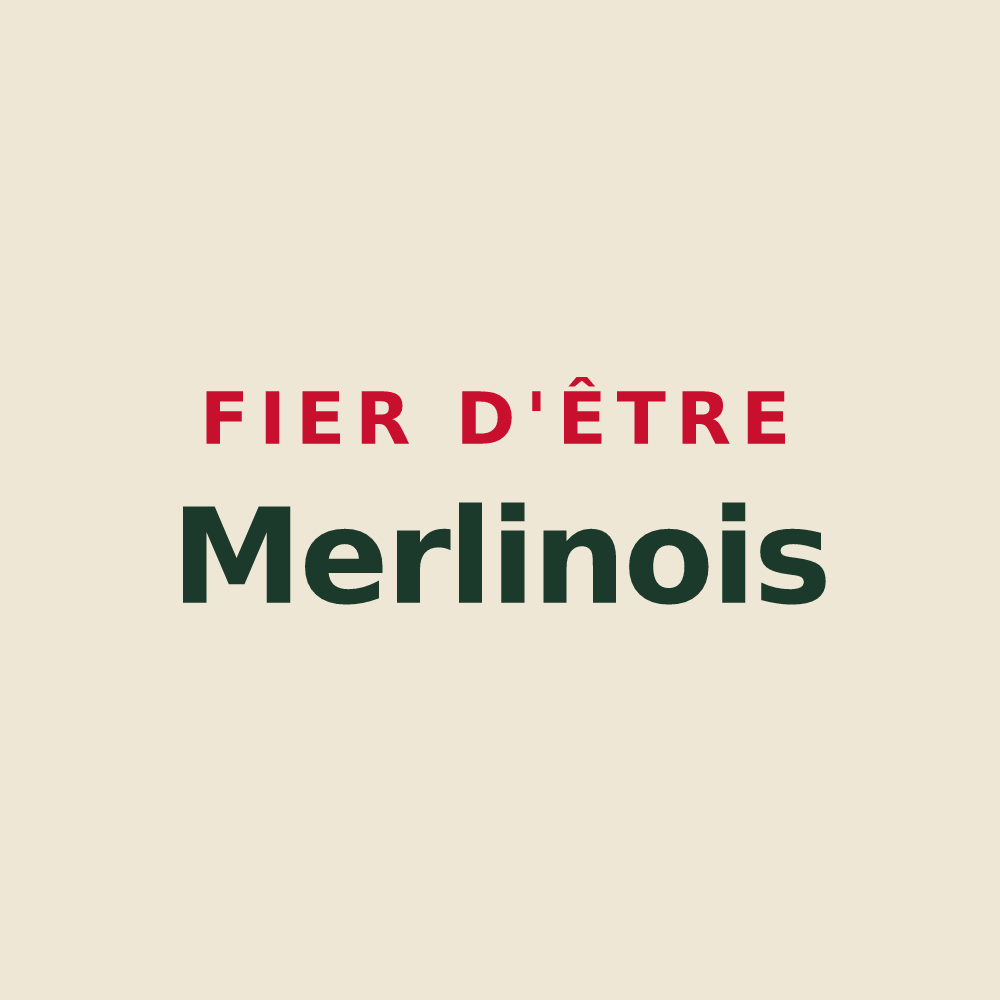 Tote bag « Fier d'être Merlinois » — design pour Merlines