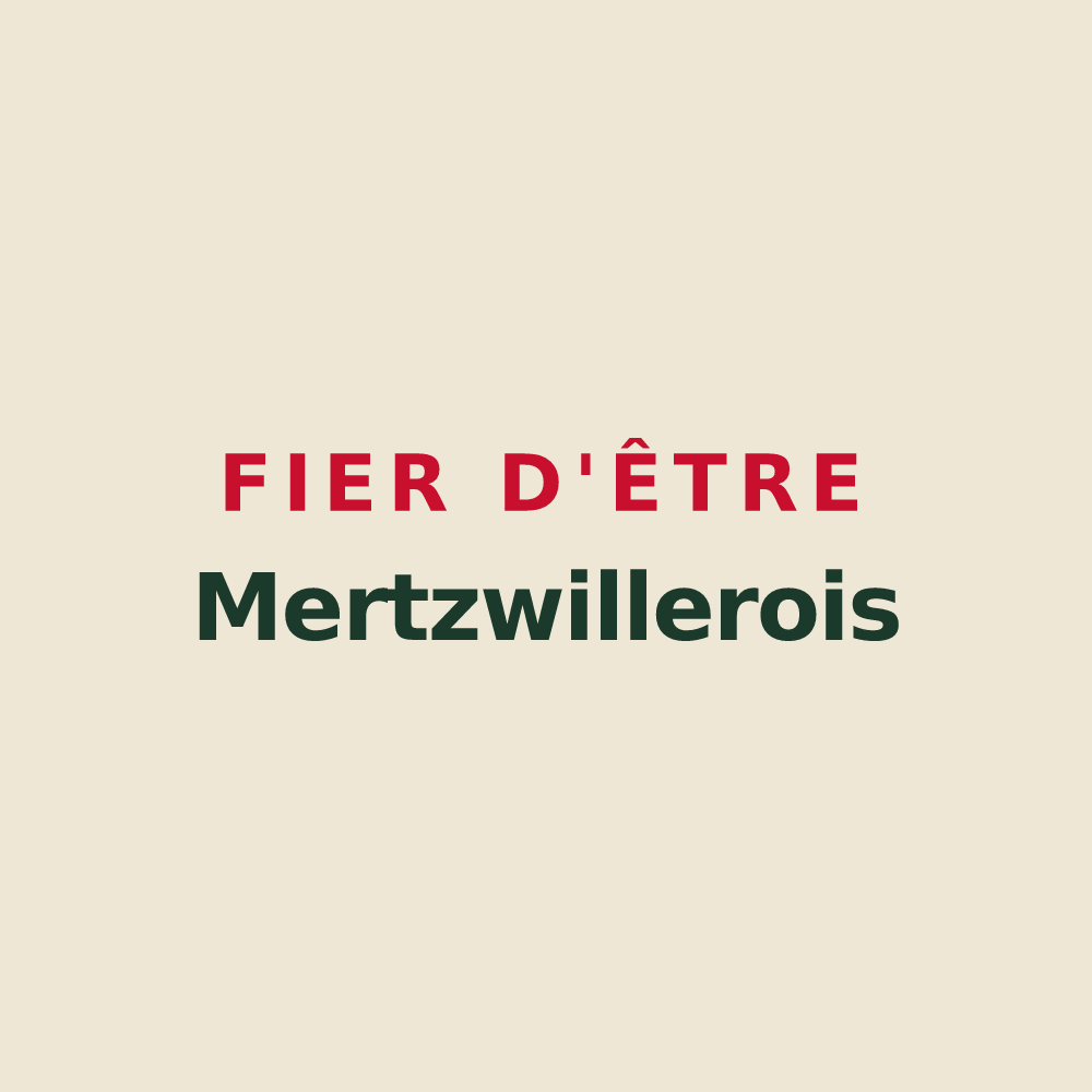 Tote bag « Fier d'être Mertzwillerois » — design pour Mertzwiller