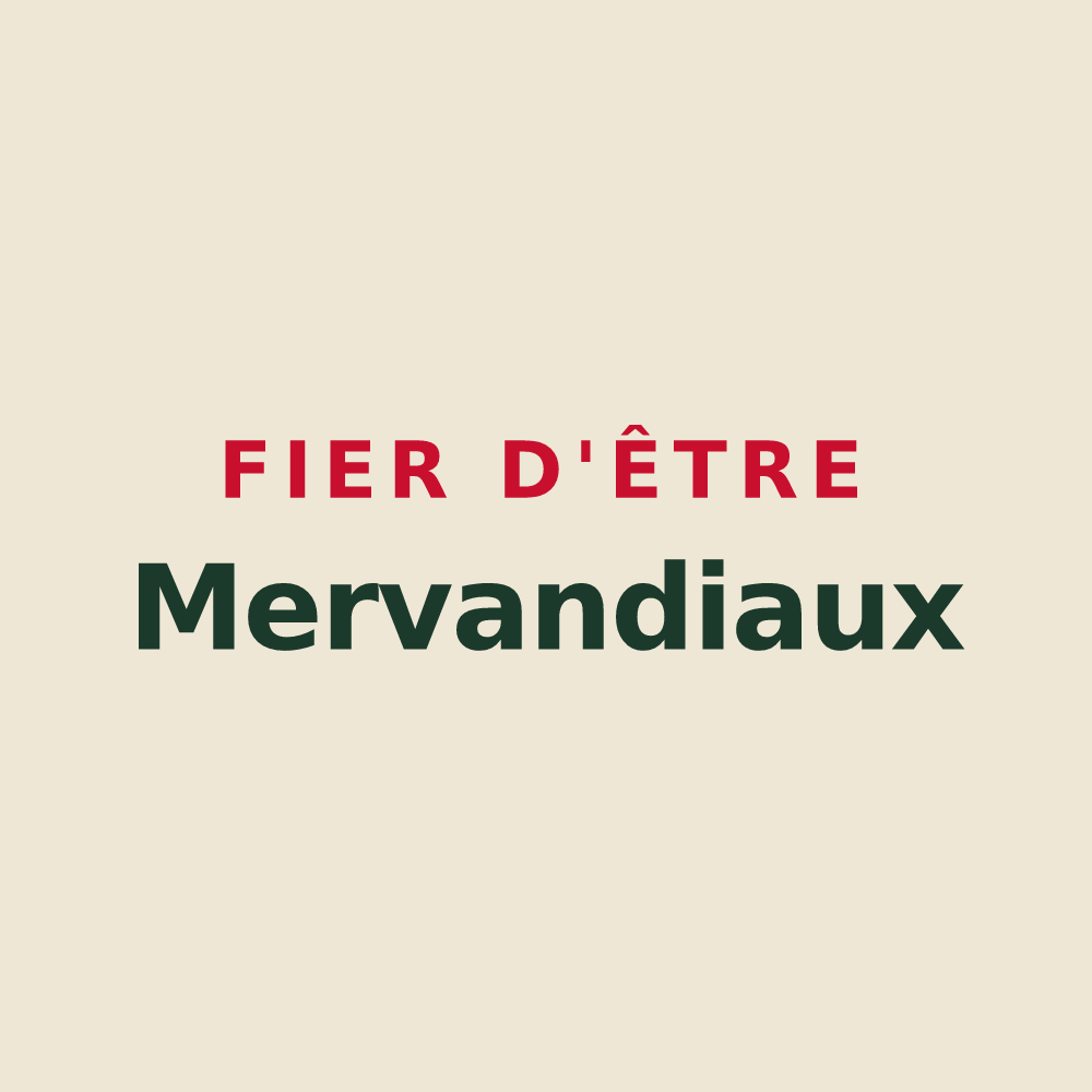 Tote bag « Fier d'être Mervandiaux » — design pour Mervans