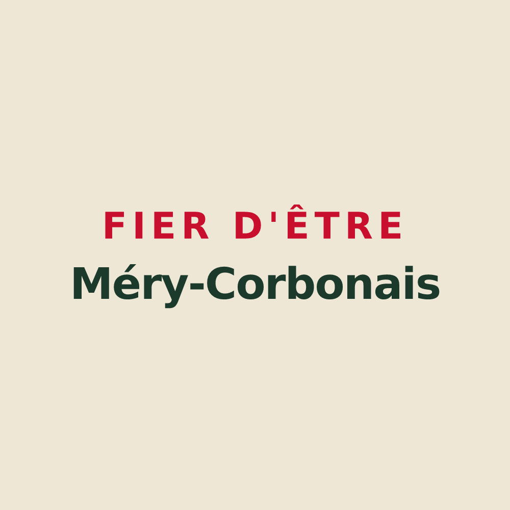 Tote bag « Fier d'être Méry-Corbonais » — design pour Méry-Bissières-en-Auge