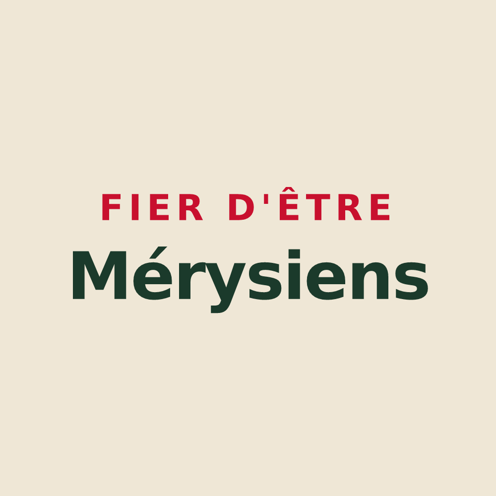 Tote bag « Fier d'être Mérysiens » — design pour Méry-sur-Oise