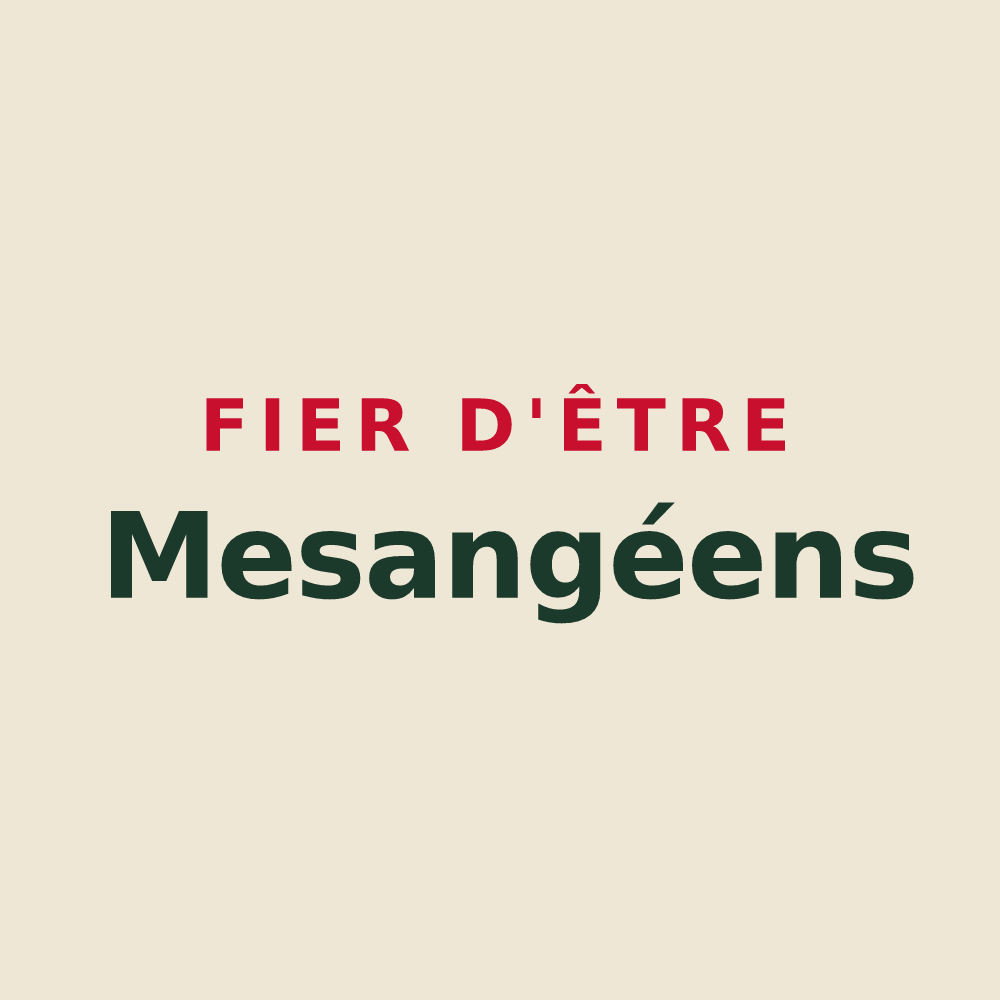 Tote bag « Fier d'être Mesangéens » — design pour Mésanger