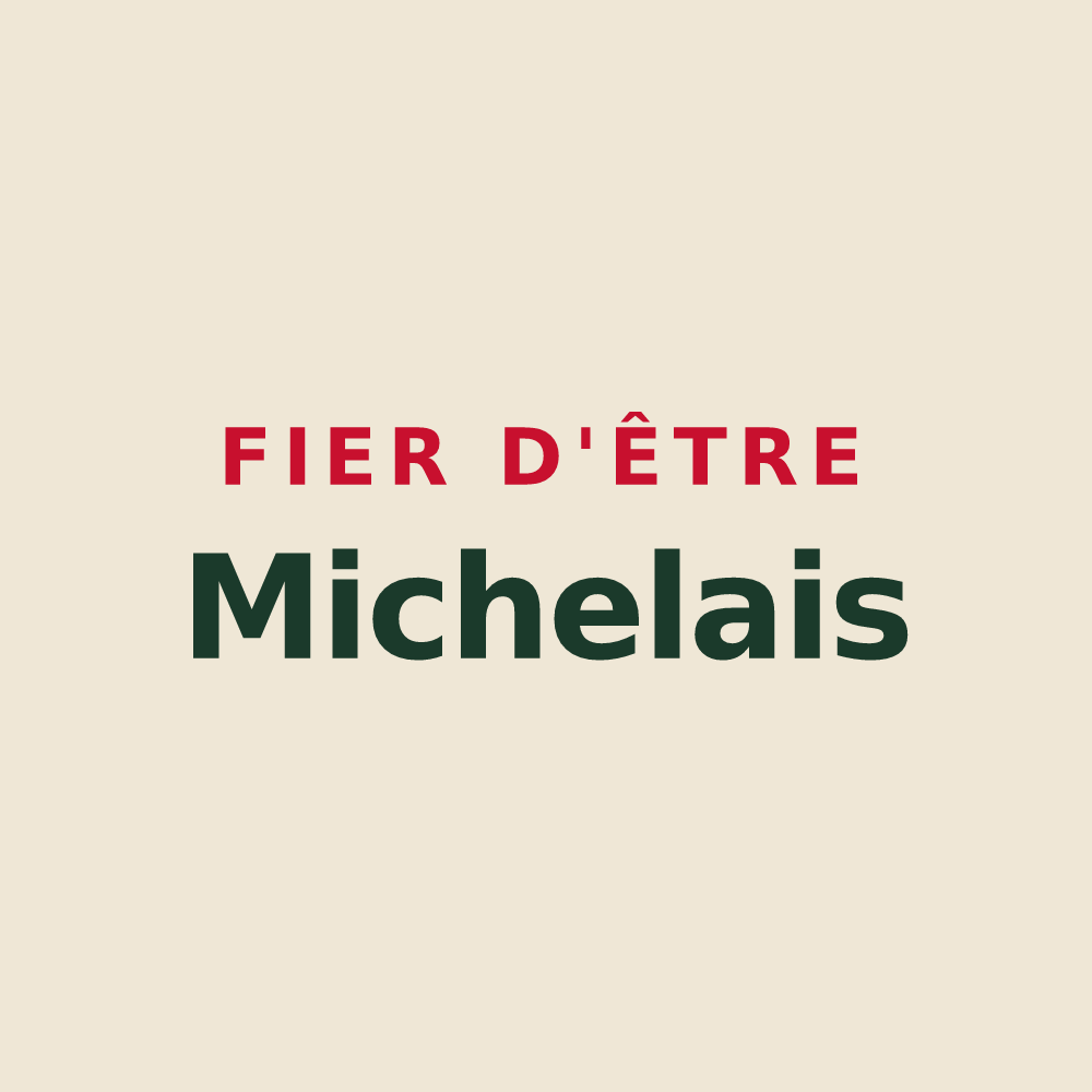 Tote bag « Fier d'être Michelais » — design pour Meschers-sur-Gironde
