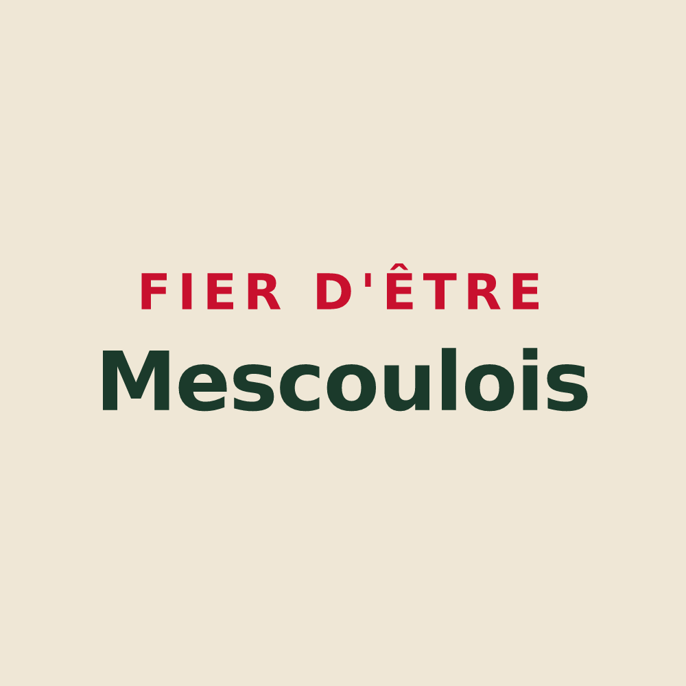 Tote bag « Fier d'être Mescoulois » — design pour Mescoules