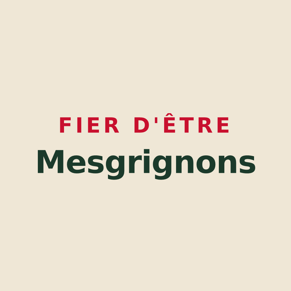 Tote bag « Fier d'être Mesgrignons » — design pour Mesgrigny