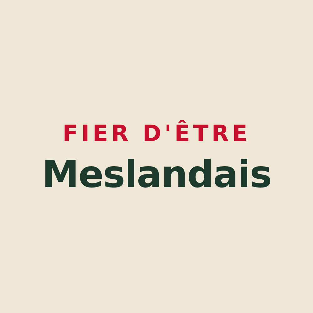 Tote bag « Fier d'être Meslandais » — design pour Mesland