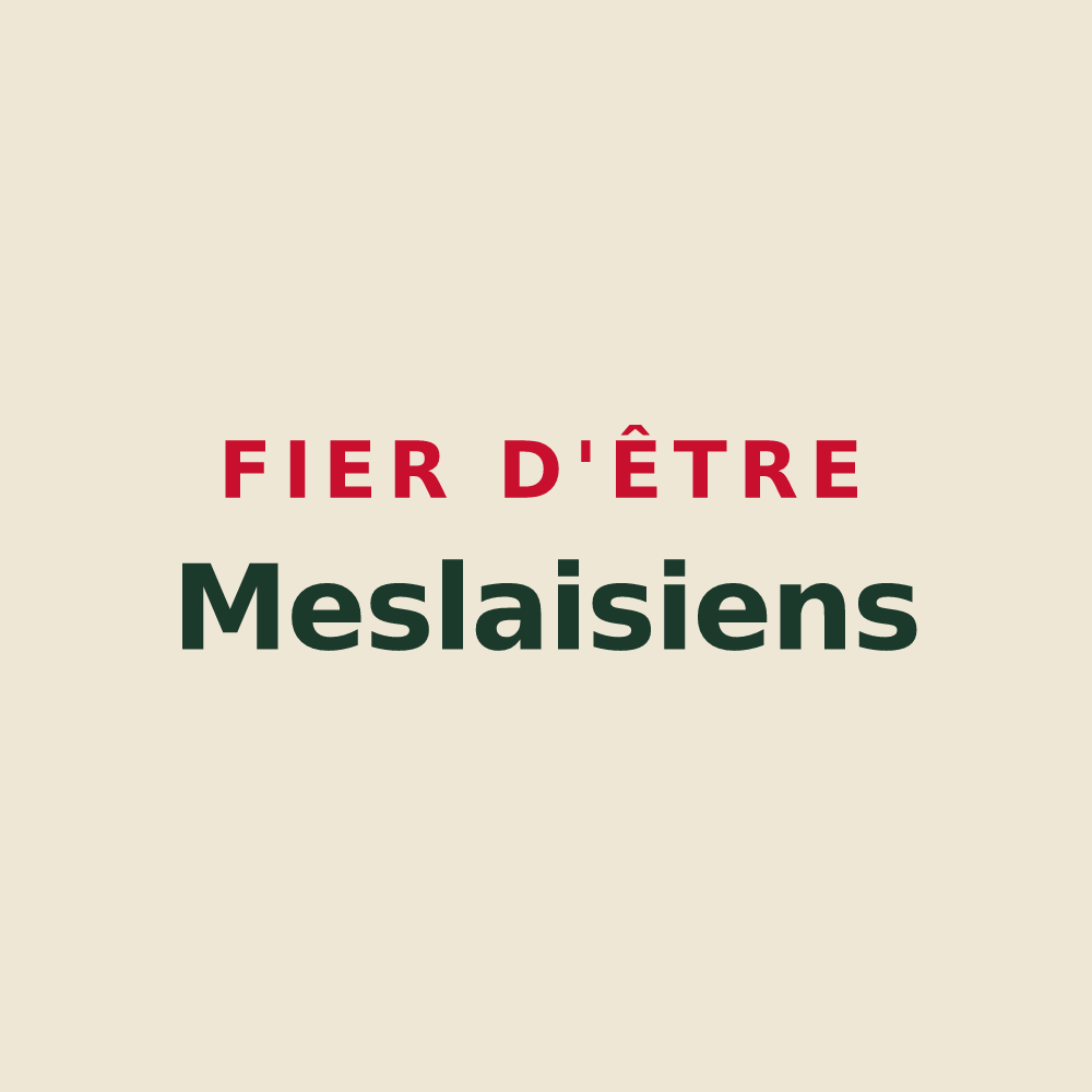 Tote bag « Fier d'être Meslaisiens » — design pour Meslay