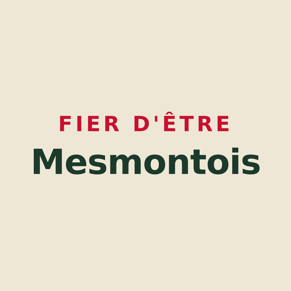 Tote bag « Fier d'être Mesmontois » — design pour Mesmont