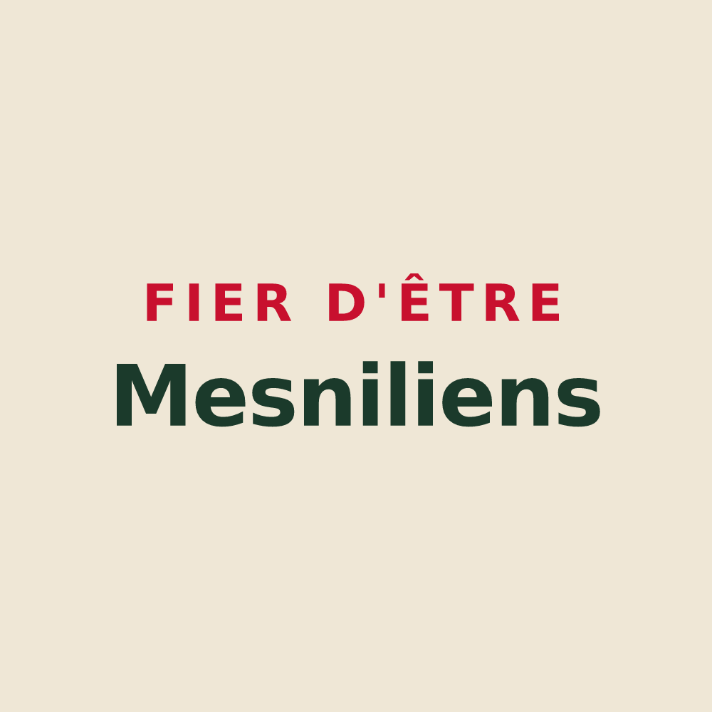 Tote bag « Fier d'être Mesniliens » — design pour Mesnil-la-Comtesse