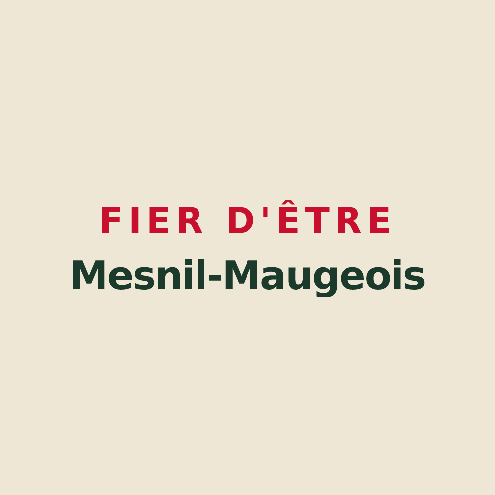 Tote bag « Fier d'être Mesnil-Maugeois » — design pour Mesnil-Mauger