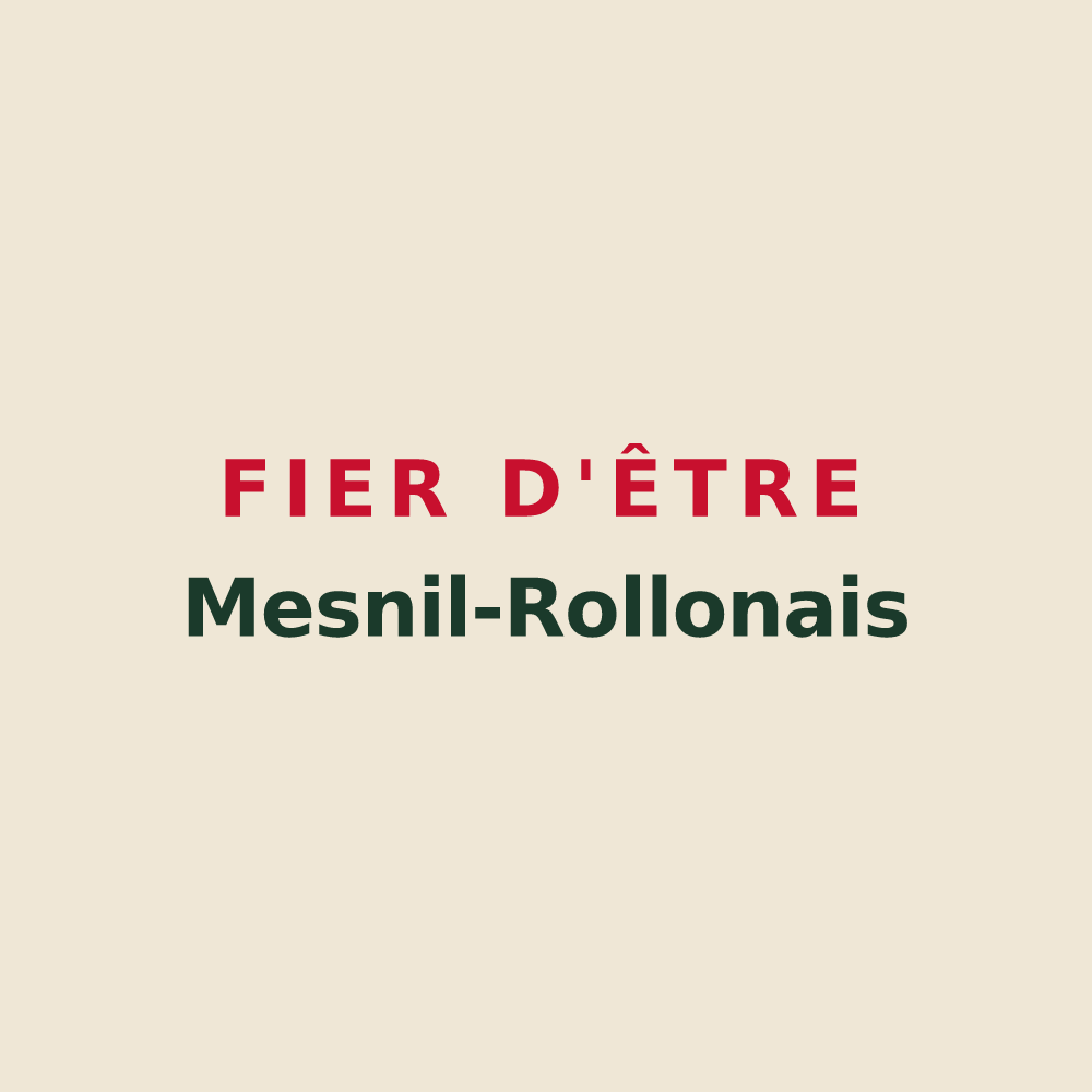 Tote bag « Fier d'être Mesnil-Rollonais » — design pour Mesnil-Raoul