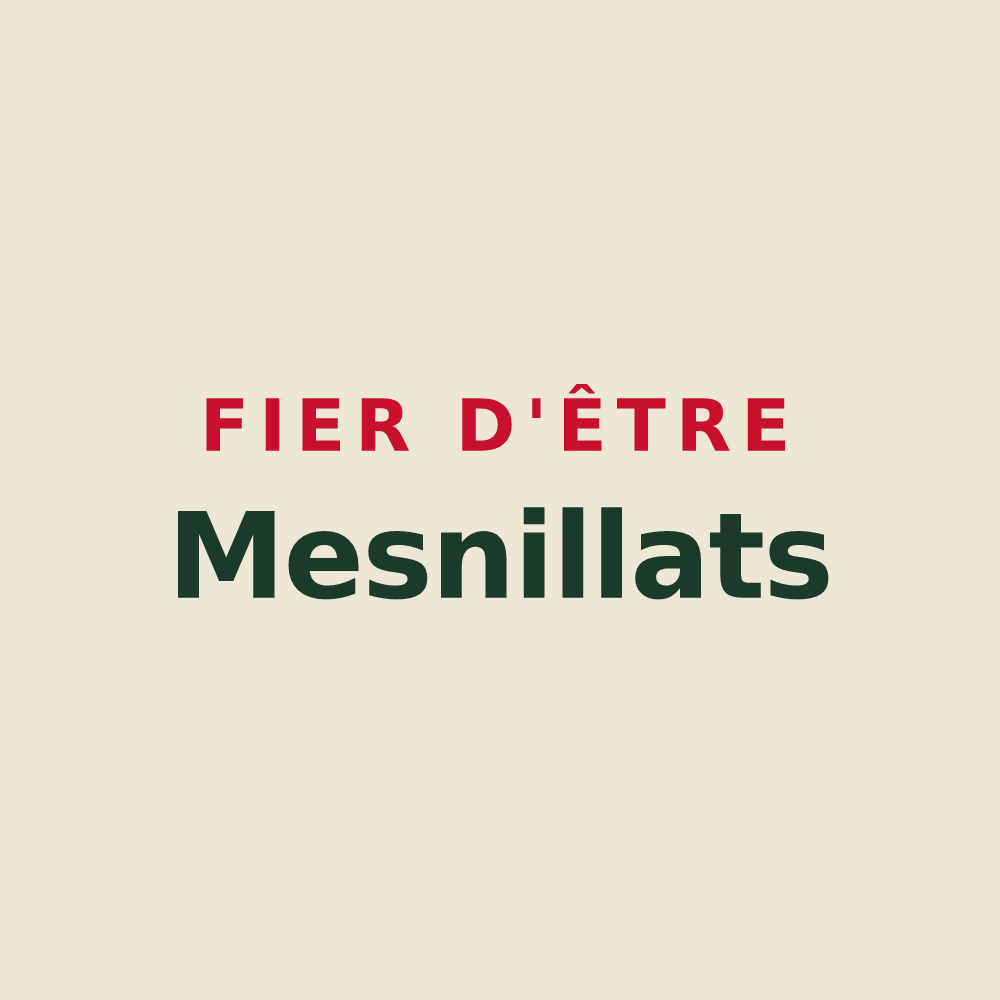 Tote bag « Fier d'être Mesnillats » — design pour Mesnil-Saint-Loup