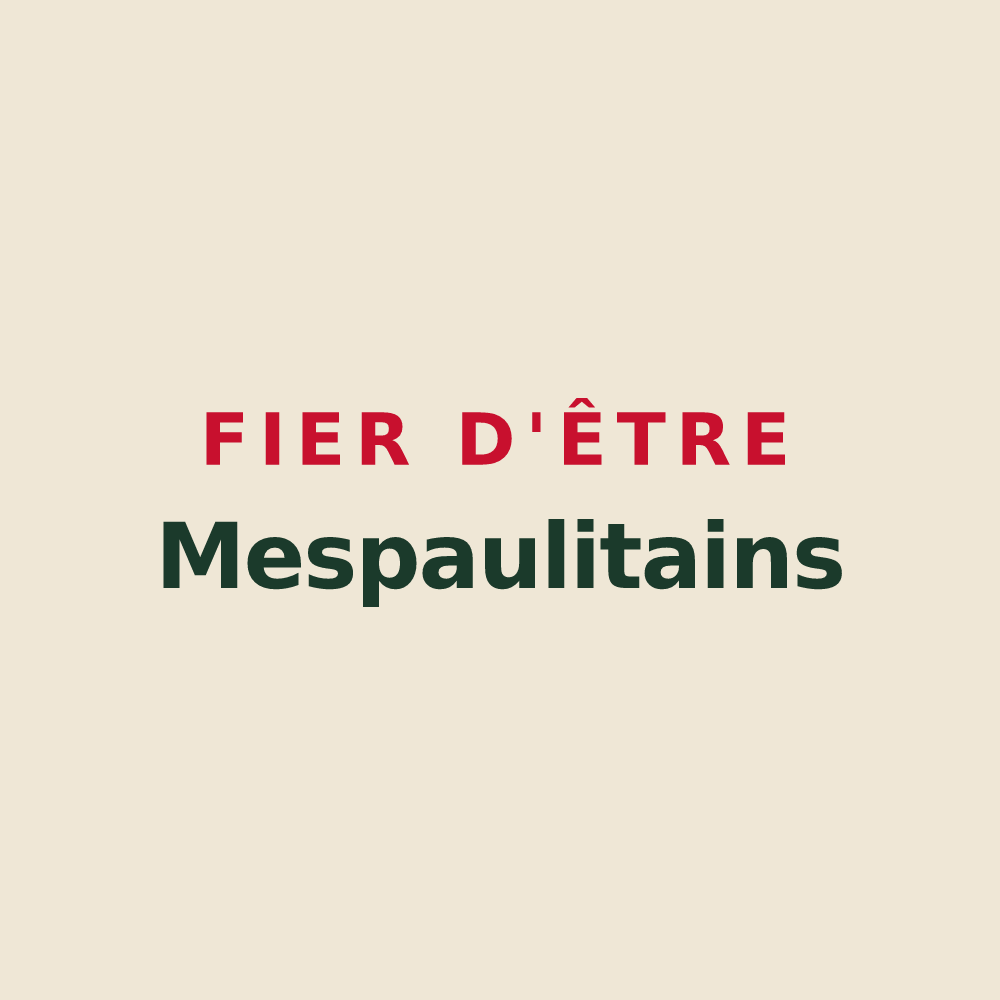 Tote bag « Fier d'être Mespaulitains » — design pour Mespaul