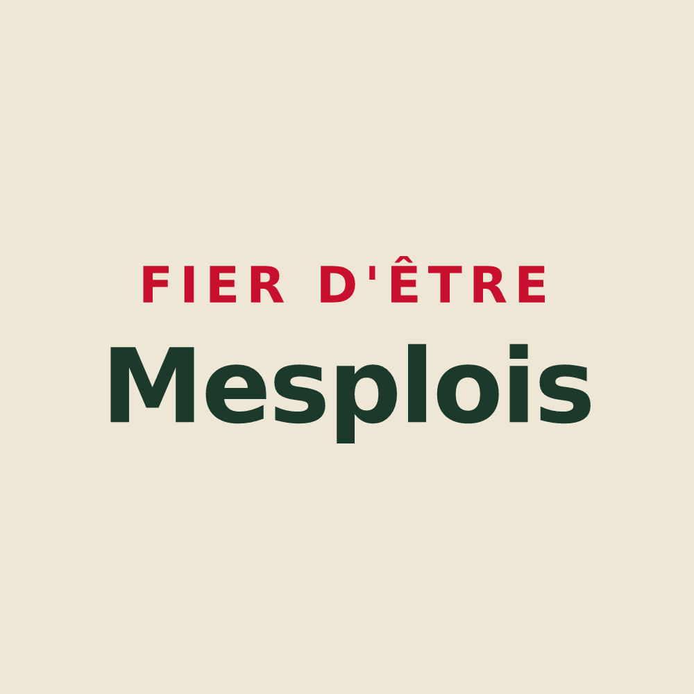 Tote bag « Fier d'être Mesplois » — design pour Mesples